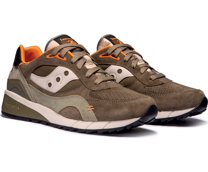 Saucony Shadow 6000 Destination Unknown Women's Originals Olive / Orange | Canada 079QMAZ